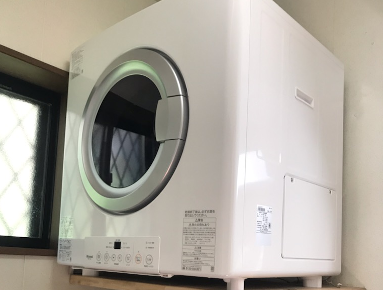 ガス衣類乾燥機設置工事（リンナイ・乾太くん 8kg）