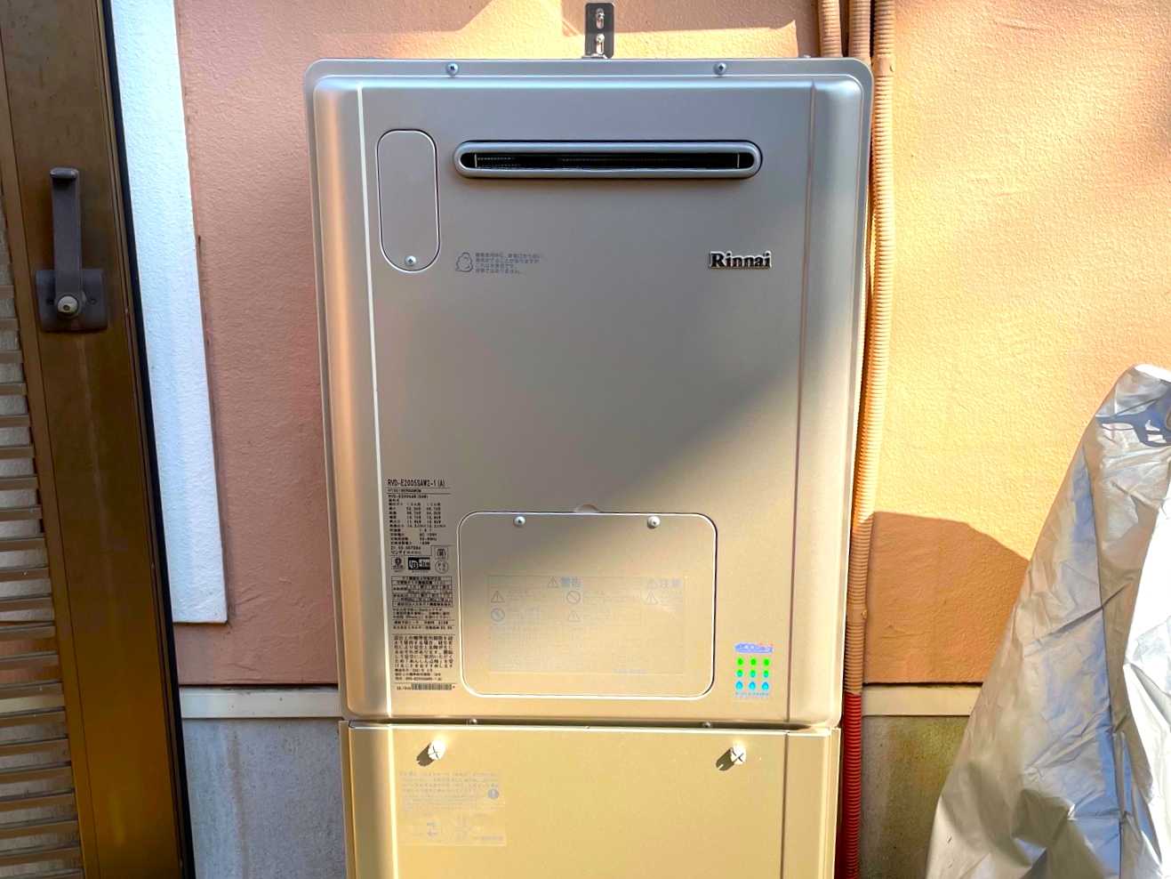 ガス給湯暖房熱源機交換工事（リンナイ・20号・壁掛型）