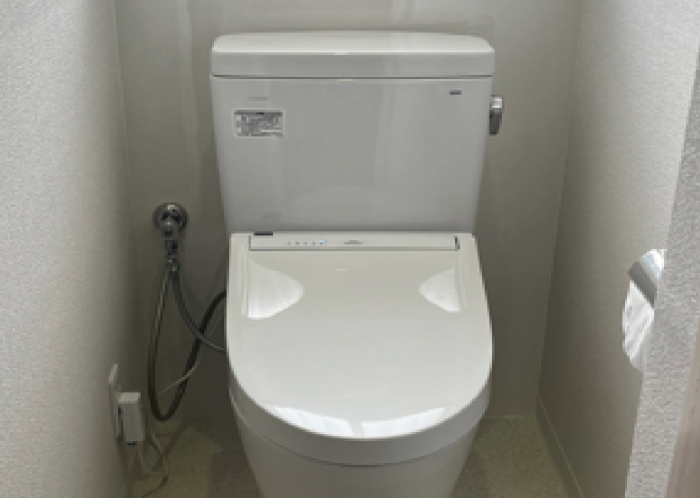 トイレ交換工事（TOTO・ピュアレストQR / ウォシュレットS1A）