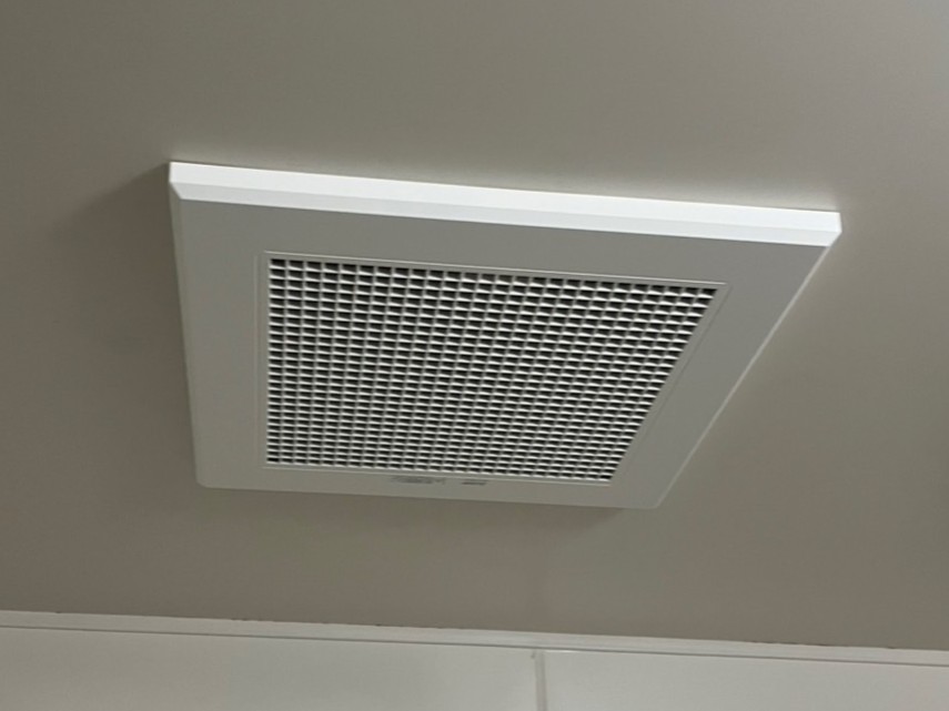 ２室同時換気扇の交換工事（三菱電機）