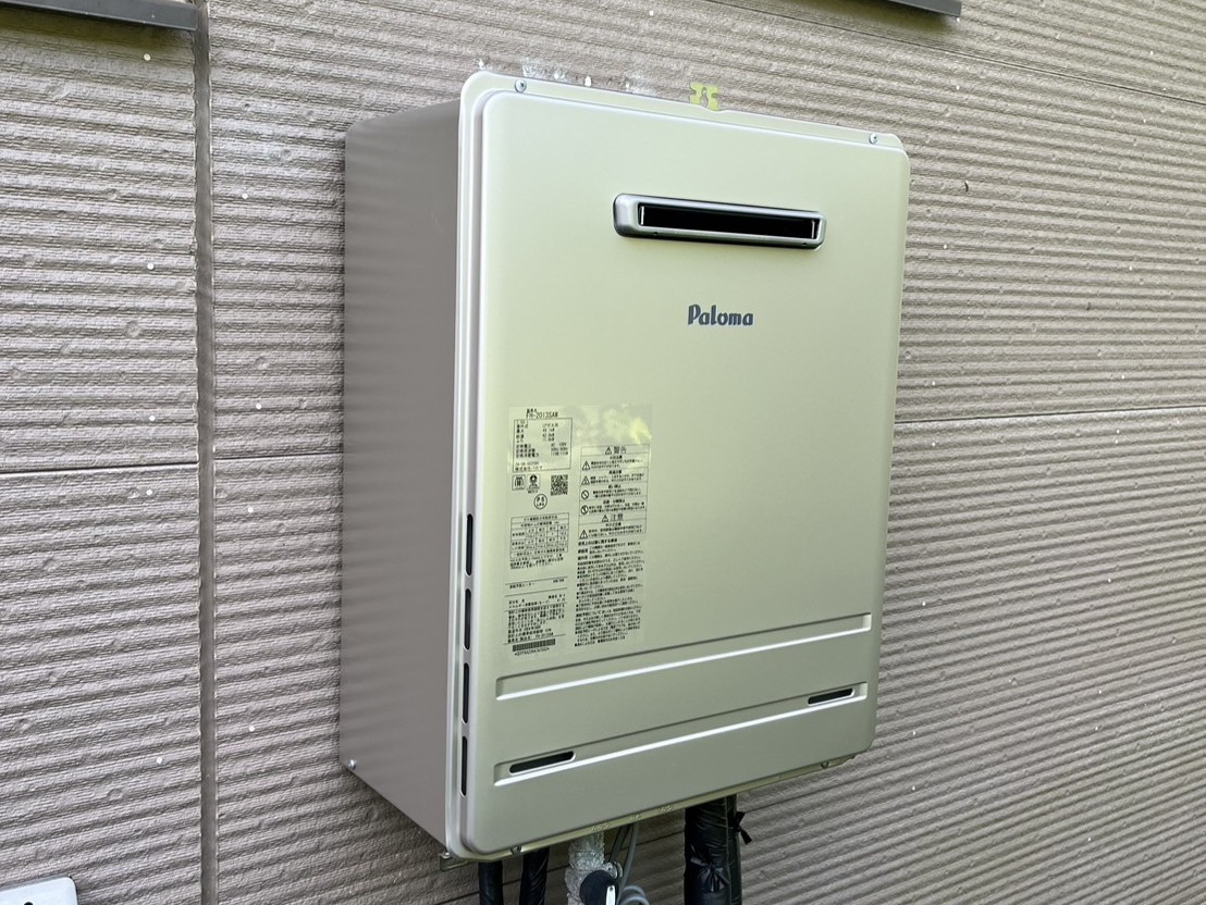 給湯器交換工事（パロマ・20号・壁掛型）