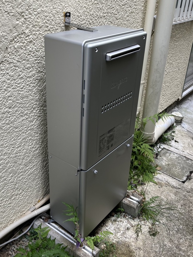 ノーリツ・20号給湯暖房熱源機(壁掛型)の施工写真